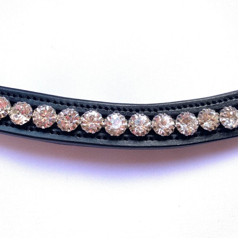 round crystal brow band