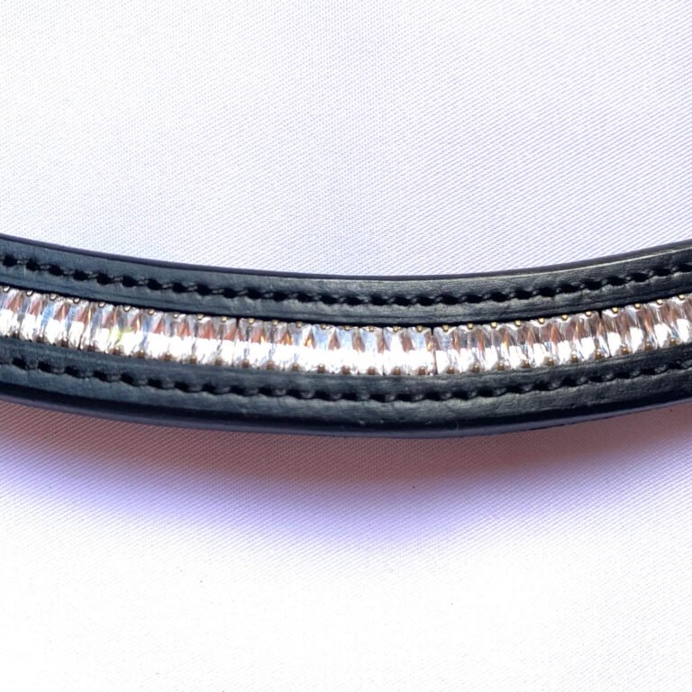 square crystal brow band