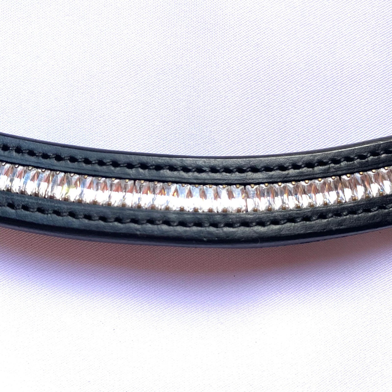 square crystal brow band